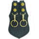 Hero's Pride Key Holder, Scabbard, Double, AirTek, Basket Weave, Brass Snaps 1489WG