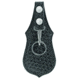Hero's Pride Key Holder, Scabbard, Single, AirTek, Basket Weave, Silver Snaps 1488WN