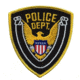 POLICE DEPT Eagle w/ Blank Scroll - Gold/Midnight - 4''x4.375''