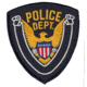 POLICE DEPT Eagle w/ Blank Scroll - Navy/Midnight - 4''x4.375''