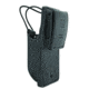 Hero's Pride Radio Case w/ Swivel, Medium, AirTek, Smooth, Silver Snap, Medium 1440BPN