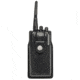 Hero's Pride Radio Case w/ Swivel, Medium, AirTek, Smooth, Silver Snap, Medium 1440BPN