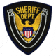 SHERIFF DEPT Eagle w/ Blank Scroll - Navy/Midnight - 4''x4.375''