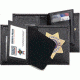 Heros Pride Deluxe Bi-fold Badge Wallet w/ Two ID windows - Shield Badge Die Cut 1 9110-0001