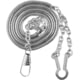 HERO'S PRIDE Whistle Chain W/ Button Hook, Nickel - 4020N