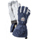 Hestra Army Leather Heli Ski Ergo Grip 5 Finger Glove, Navy/Offwhite, 11, 30080-280020-11