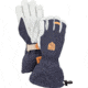 Hestra Army Leather Patrol Gauntlet 5 Finger Glove, Navy, 10, 30670-280-10