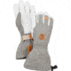 Hestra Army Leather Patrol Gauntlet 5 Finger Glove - Unisex, Light grey, 07, 30670-320-07