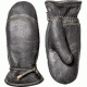 Hestra Deerskin Lambfur Mitt - Mens-Black-6