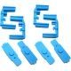 Hexmag AR15 HexID Color ID System, 4 Pack, Blue, HXID4-AR15-BLU