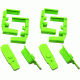 Hexmag AR15 HexID Color ID System, 4 Pack, Green, HXID4-AR15-GRN