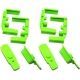 Hexmag AR15 HexID Color ID System, 4 Pack, Green, HXID4-AR15-GRN