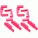 Hexmag AR15 HexID Color ID System, 4 Pack, Pink, HXID4-AR15-PNK