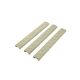Hexmag Slim Line 18-Slot LowPro Rail Covers 3 Pack, FDE, Small, HX-LRC-3PK-FDE