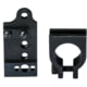 Hi-Lux Optics Round Barrel Off-Setin Mounting Kit, 0.825in Barrel OD, Matte Black, RBOSMT