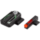 Hi-Viz FASTDOT H3, For Smith &amp; Wesson Shield/Shield Plus, Tritium/Fiber Optic Night Sights, Red Front, Green Rear, GMPFD21
