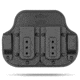 Hidden Hybrid Holsters 9mm/40s&amp;w Double Mag Carrier, 2MS940BLKY