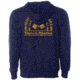 High Camp Flasks Cheers to Adventure Midweight Hooded Sweatshirt - Mens, Navy, Small, HDNVS