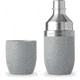 High Camp Flasks Parkside Flask, Parasol Grey, 375ml, 1101C