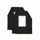 High Ground Gear AFCT3A, Plate Carrier Insert, ESAPI, SMALL, NIJ 0101.06, Set, Black, SM, Set, HG-AFCT3A-525-SMALL-SE-PB