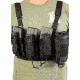 High Speed Gear HSGI AO Chest Rig, Black, 40SCR1BK
