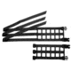 High Speed Gear Cummerbund for CORE Plate Carrier, Black, 6-Column, 40PCC6BK