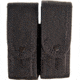 High Speed Gear Duty Double Pistol TACO-Covered Plus Adaptable Belt Mount ABM Pouch, Black, 41PX12BK