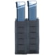 High Speed Gear Duty Double Taco Pistol Magazine Pouch - Extended, Black, 41EX02BK