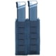 High Speed Gear Duty Double Taco Pistol Magazine Pouch - Extended, LE Blue, 41EX02LE