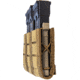 High Speed Gear Duty Pistol TACO - Triple Pistol Magazine Pouch w/ Universal Mount, Coyote Brown, 6.5"L x 1.25"W x 4"H, 41PT03CB