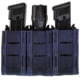 High Speed Gear Duty Triple Pistol Taco U-Mount Pouch, LE Blue, 41PT03LE