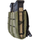 High Speed Gear Duty Pistol TACO - Triple Pistol Magazine Pouch w/ Universal Mount, Olive Drab, 6.5"L x 1.25"W x 4"H, 41PT03OD