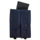 High Speed Gear Duty Double Taco Covered Pistol Pouch w/ Rifle U-Mount, LE Blue, 41TPC2LE