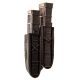 High Speed Gear Duty Staggered Double Taco Rifle Pouch, Black, 41TS02BK