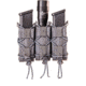 High Speed Gear HSGI Triple Pistol Taco MOLLE Mag Pouch, Wolf Gray, 11PT03WG