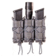High Speed Gear HSGI Triple Taco Pistol Magazine Pouch, Wolf Gray, 13PT13WG