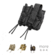 High Speed Gear Leo Taco Belt Mount Pouch, Black, Coyote Brown, MultiCam, MultiCam BK, Olive Drab, Wolf Gray