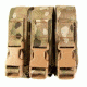 High Speed Gear HSGI Modular Pistol Mag Pouch, Triple, MultiCam, 12PM03MC