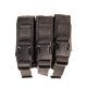 High Speed Gear HSGI Modular Pistol Mag Pouch, Triple, Black, 12PM03BK