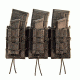High Speed Gear Triple Double Decker Taco Shingle Rifle/Pistol Magazine Pouch, Black, 45DD00BK