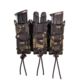 High Speed Gear Triple Extended Pistol Taco Shingle Pistol Magazine Pouch, MultiCam Black, 45EX00MB