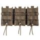 High Speed Gear Triple Taco Shingle Rifle Magazine Pouches, Black, 45TA00BK