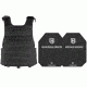 HighCom Armor APC Series Rifle Armor Kit Plate Carrier w/Guardian 3S11 Super Lightweight UHMWPE Plates/10x12 Shooters Cut/10x12 Shooters Cut, Black, 2XL, RAK-032281281