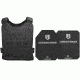 HighCom Armor BPC Series Rifle Armor Kit Plate Carrier w/Guardian AR1000 Steel Plates/10x12 Shooters Cut/10x12 Full Cut, Black, 2XL, RAK-173314315
