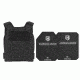HighCom Armor TFO Series Rifle Armor Kit Plate Carrier w/Guardian RSTP Ceramic Plates w/UHMWPE Backing/10x12 Shooters Cut/10x12 Full Cut, Black, 2XL, RAK-2007295294