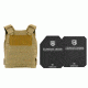 HighCom Armor TFO Series Rifle Armor Kit Plate Carrier w/Guardian RSTP Ceramic Plates w/UHMWPE Backing/10x12 Shooters Cut/10x12 Full Cut, Coyote Tan, 2XL, RAK-2009295294
