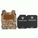 HighCom Armor TFO Series Rifle Armor Kit Plate Carrier w/Guardian RSTP Ceramic Plates w/UHMWPE Backing/10x12 Shooters Cut/10x12 Full Cut, MultiCam, 2XL, RAK-2013295294