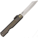 Higonokami Folder Black Folding Knife,3in,Japanese Style Blue Paper Steel Blade,Black Stainless Handle HIGO14BL