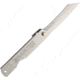 Higonokami No 10 Folder Blue Paper Steel Folding Knife, 2.75in Satin Blue Paper Steel Japanese Style Blade, Silver Matte Finish Iron Handle, NO. C-10 POLISHED