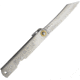 Higonokami Warikomi Folder VG10 Folding Knife, 2.88in Satin Vg-10 SS Blade, SS Handle, Slip Joint, VG10 STAINLESS